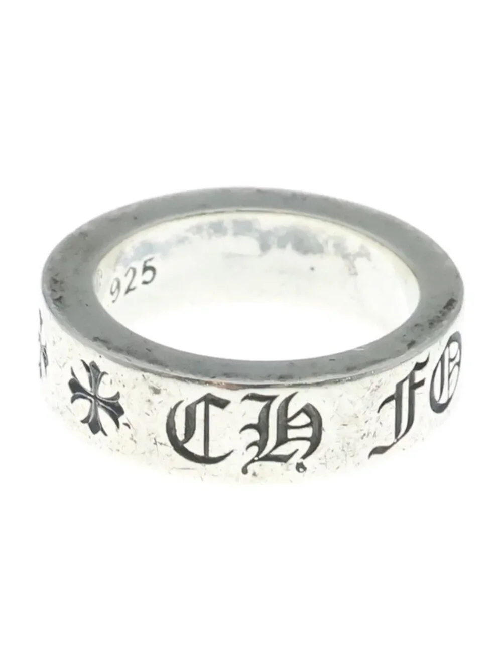 Chrome Hearts Spacer Forever Ring Silver